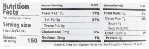 Nutilight Nutilight No Sugar Added Hazelnut Spread with Cocoa and Milk, Keto and Diabetic Friendly, Non-GMO, Gluten-Free, and Soy-Free, 11 Oz (Pack of 1)