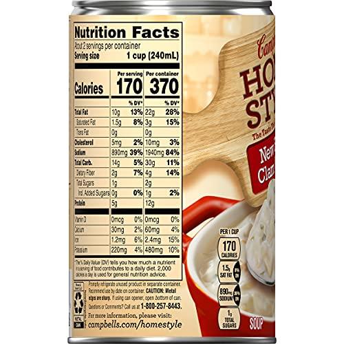 Campbell's Campbell's Homestyle New England Clam Chowder, 18.8 oz. (Pack of 12)