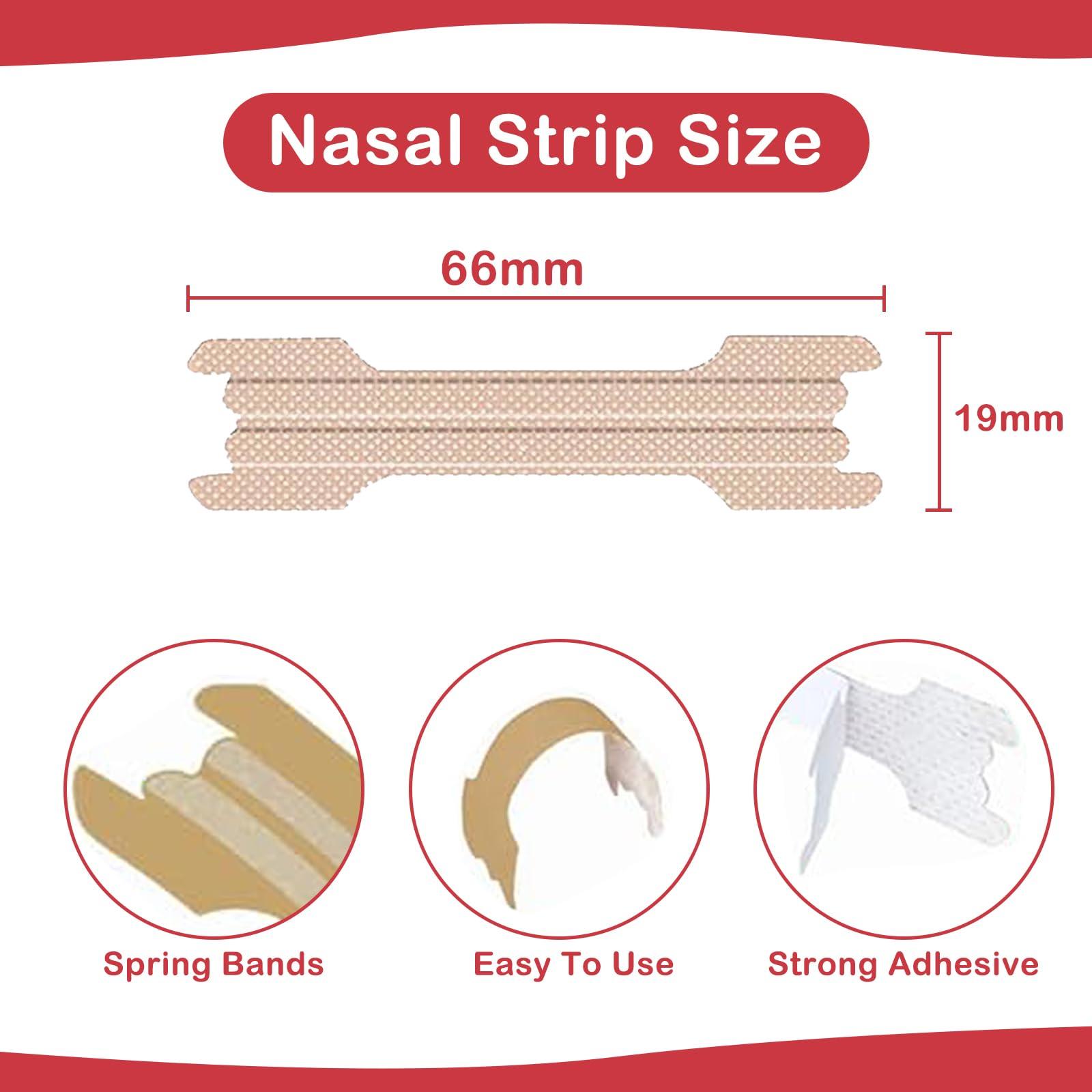 WANK Nasal Strips for Snoring, Nasal Strips for Breathing, Extra Strength Nasal Strips Help Stop Snoring and Instant Nasal Congestion Relief (50 Strips)