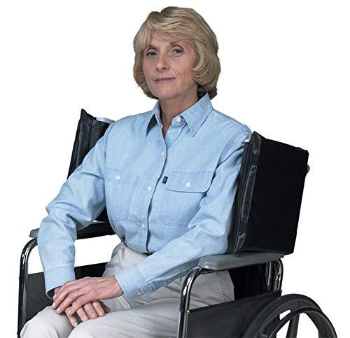 Skil-Care Skil-Care Wheelchair Side Wings, Standard Support, Universal - Controls Lateral Movement, Foam-Padded, Easy Attachment, Durable Vinyl, 706320