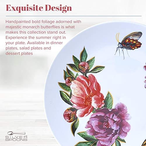 Silver Spoons Silver Spoons Plastic Party Dessert Plates | 20 PC – 7.5, Deep Pink (2082)