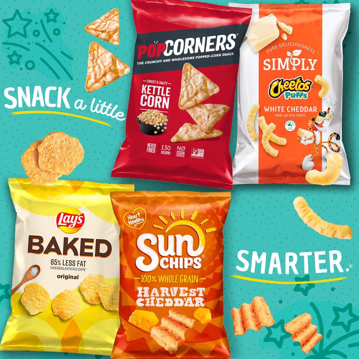Sun Chips SunChips Multigrain Snacks, Variety Pack, 1 Ounce (Pack of 40)