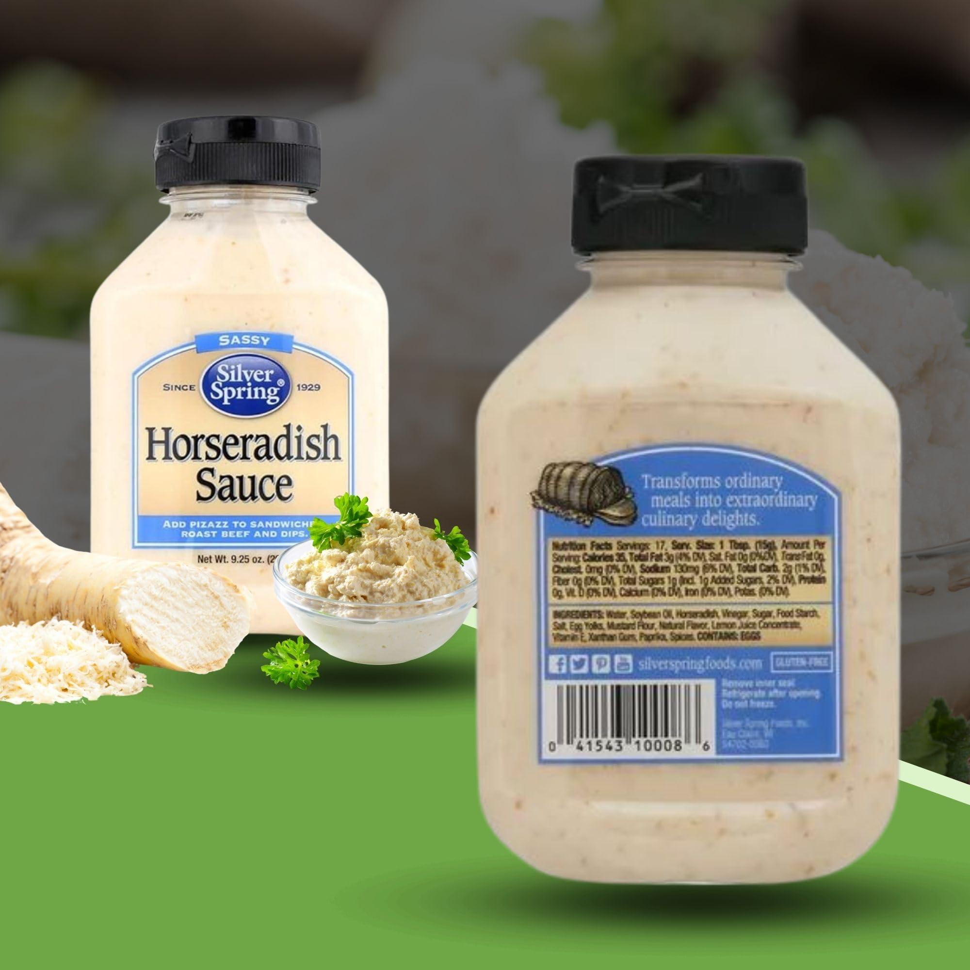 GOOD FOR MY HOME Horseradish Sauce Bundle. Includes One - 9.25 Oz Silvre String Horseradish Bottle Comes with Good for My Box, Creamy Horseradish Cream Ideal for Sandwiches, Roast Beef, and Culinary Delights.