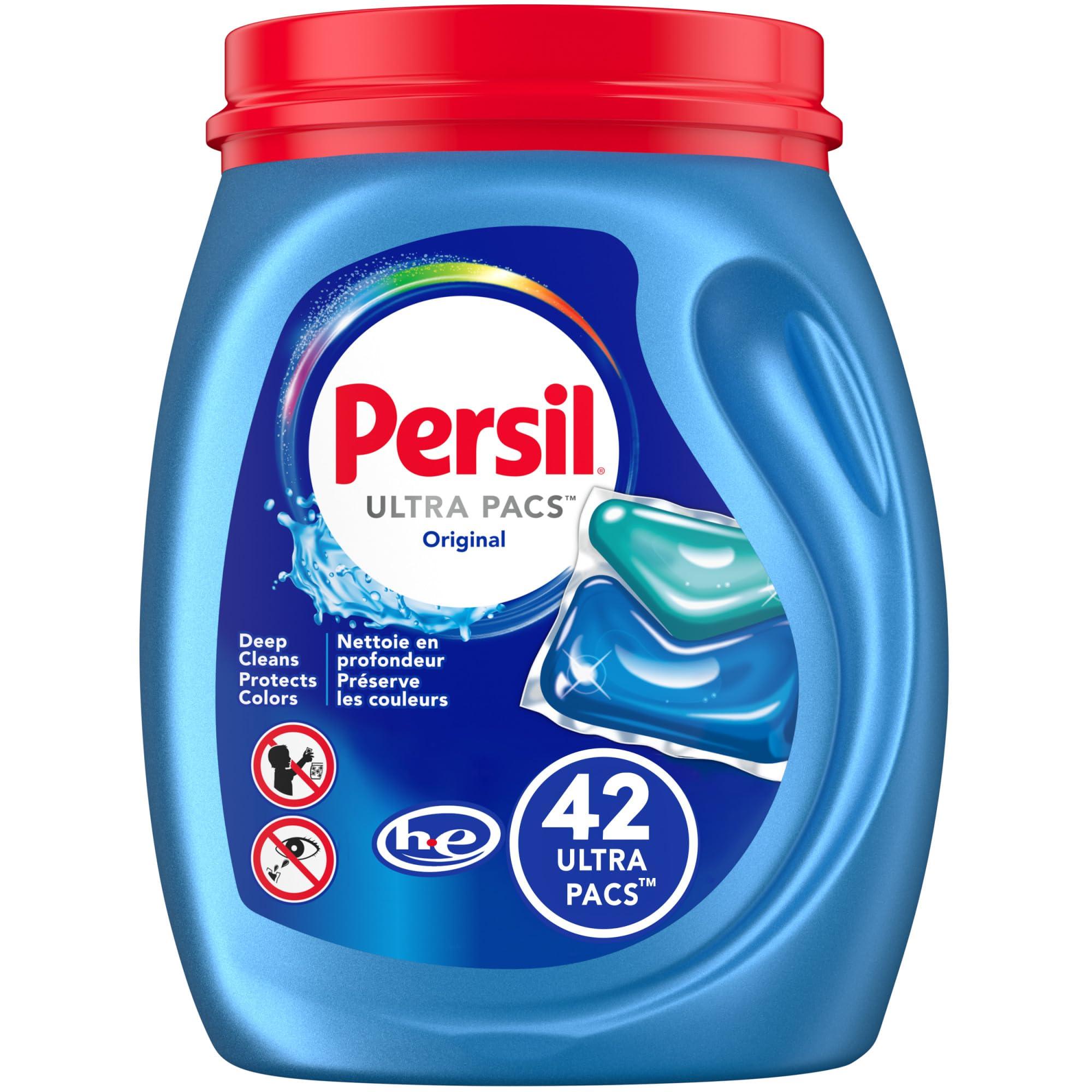 Persil Persil Ultra Pacs Original Everyday Clean Laundry Detergent, 42 count