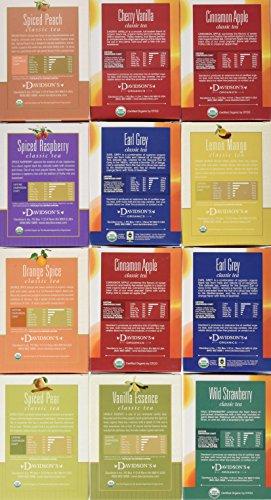 Davidson's Davidson's Tea Assorted Classics, 8-Count Tea Bags (Pack of 12)