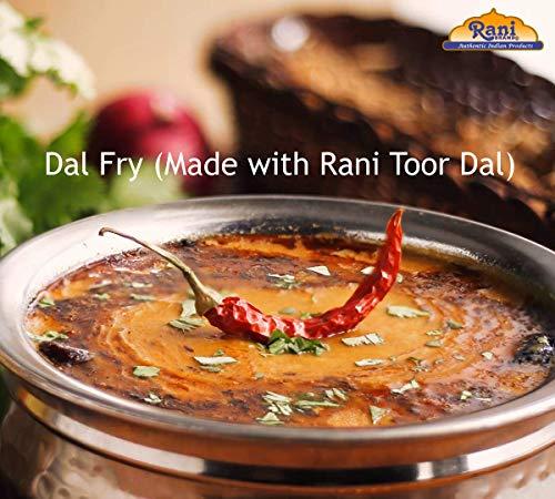 Rani Brand Authentic Indian Products Rani Toor Dal (Split Pigeon Peas) 128oz (8lbs) 3.63kg Bulk ~ All Natural | Gluten Friendly | NON-GMO | Vegan | Indian Origin