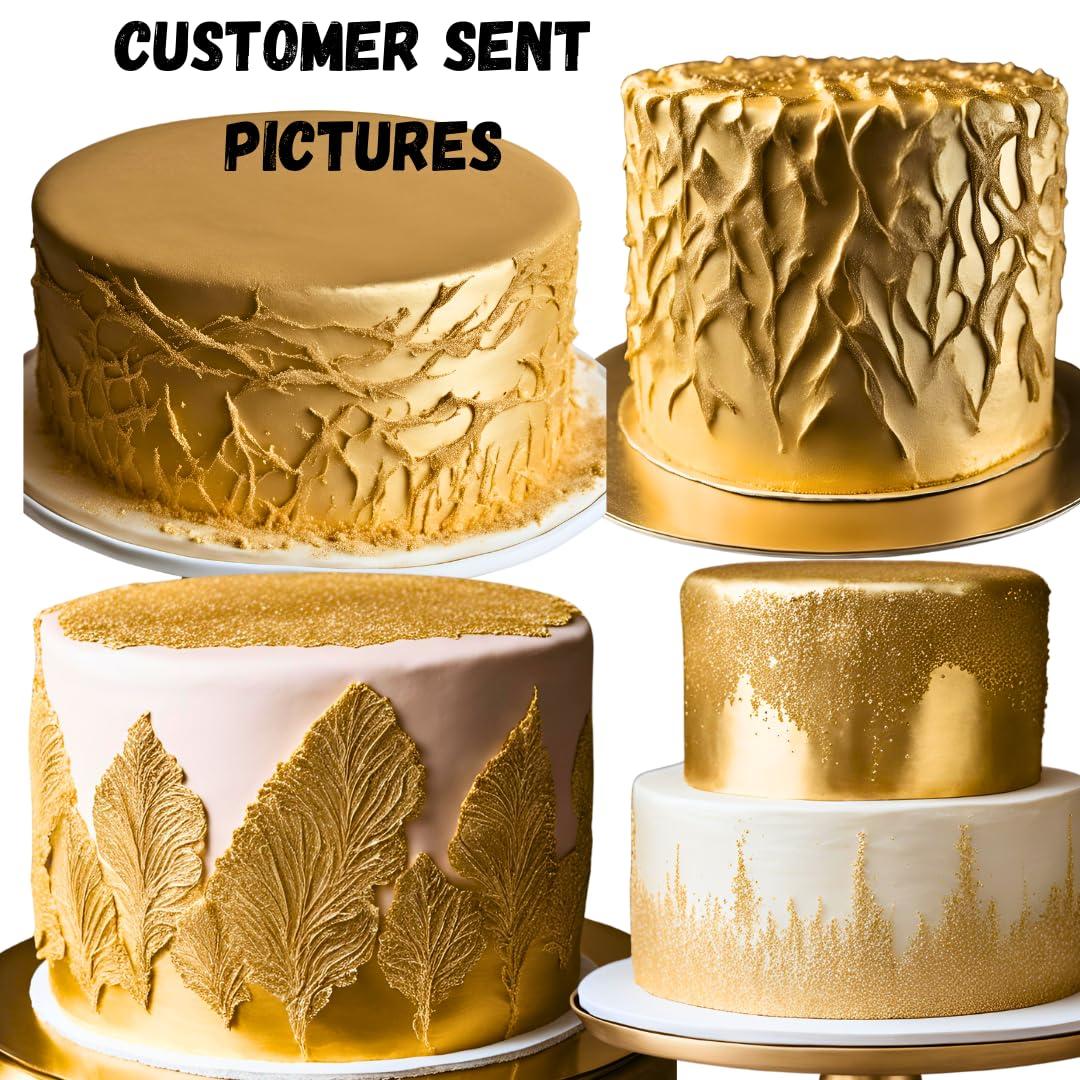 DAZZLE DUST BULK-(15g) Edible Gold Dust, Edible Glitter for cocktails Gold Luster Dust, Gold Edible Glitter For Drinks, Cakes, Edible Gold Paint, Edible Glitter For Cakes,100% Food Safe.