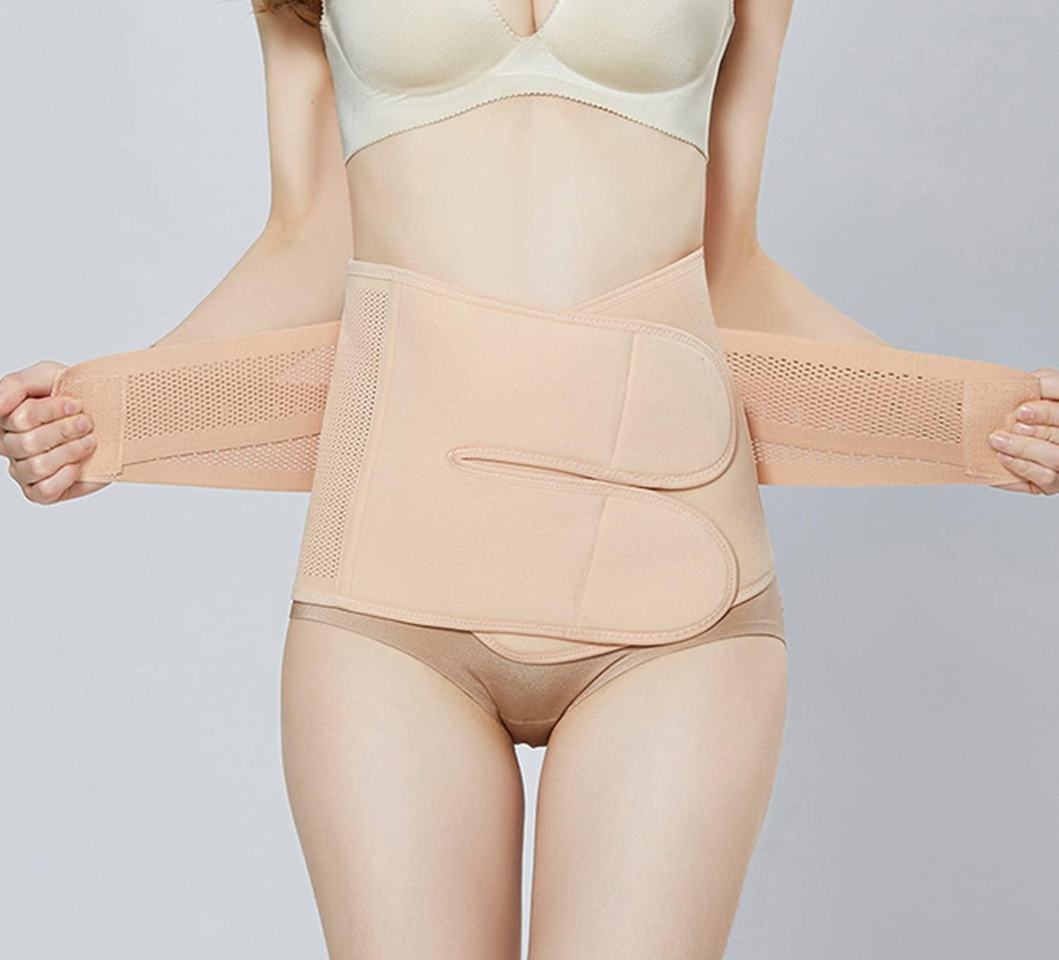Healthcom Healthcom Waist Slimming Belt Shaper Wrapper Band Abdomen Abdominal Binder Women Postnatal Pregnancy Belt Support Back After Birth Belly Postpartum Recoery Support Girdle Belt Belly(Size:S)