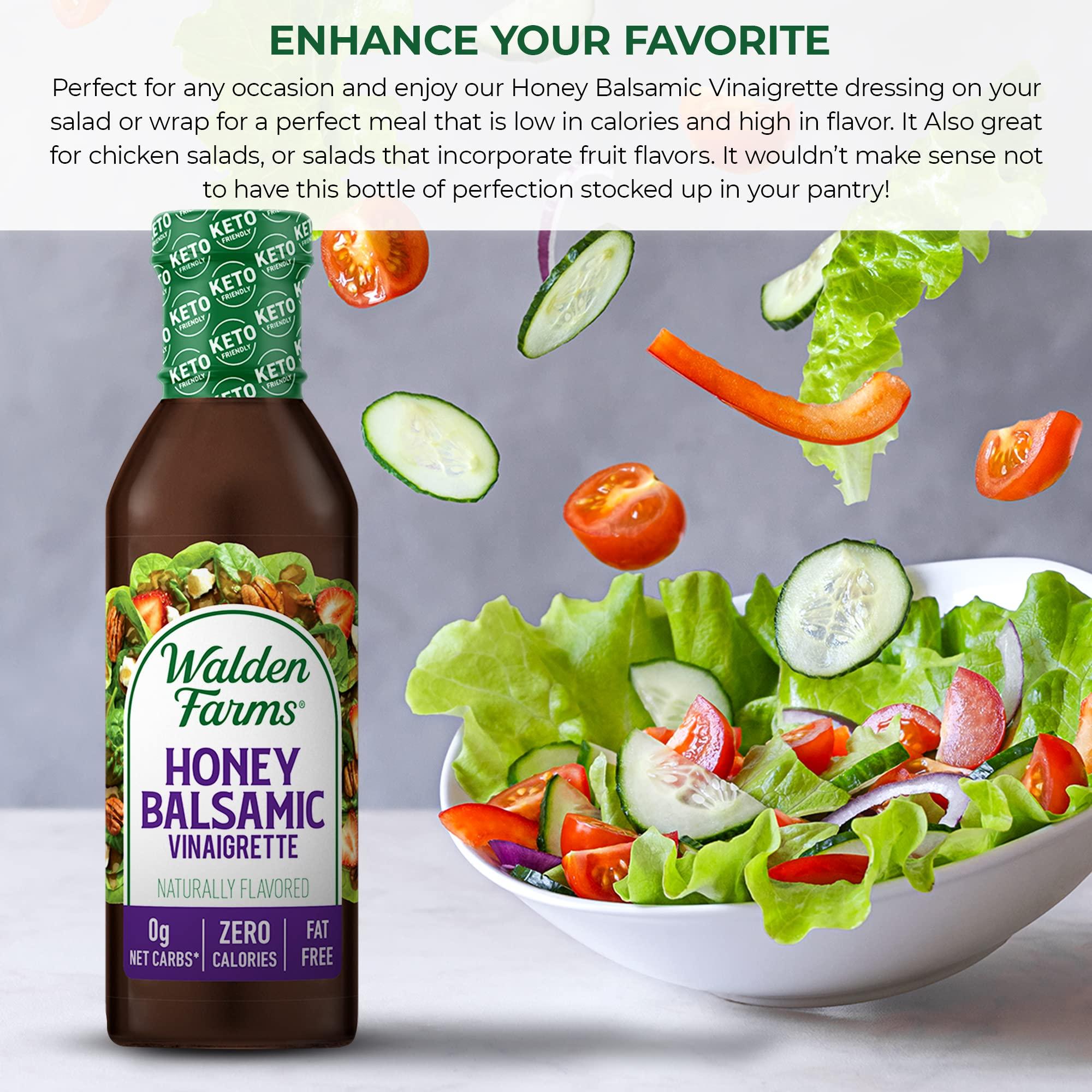 Walden Farms Walden Farms Calorie Free Dressing Honey Balsamic Vinaigrette - 12 Fl oz - 2 Pc