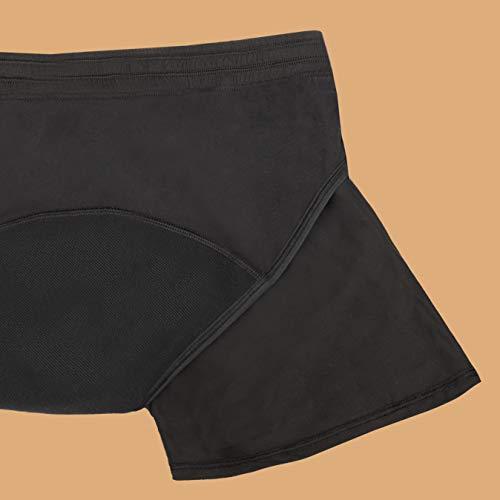 THINX Sleep Shorts Menstrual Sleep Shorts FSA HSA Approved Feminine Care Period Underwear for Women Holds 5 Tampons Black 3X