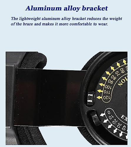 LoKori Adjustable ROM Hinged Elbow Brace Post OP Elbow Brace with Shoulder Sling Stabilizer Hand Splint Arm Injury Recovery Support After Surgery Orthosis Orthotics,Left