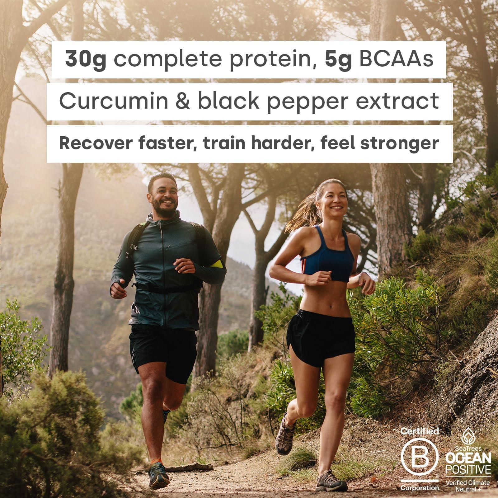Form Form Performance Protein - Vegan Protein Powder - 30g of Plant Based Protein per Serving, with BCAAs. Perfect Post Workout. Tastes Great with Just Water! (Chocolate Peanut)