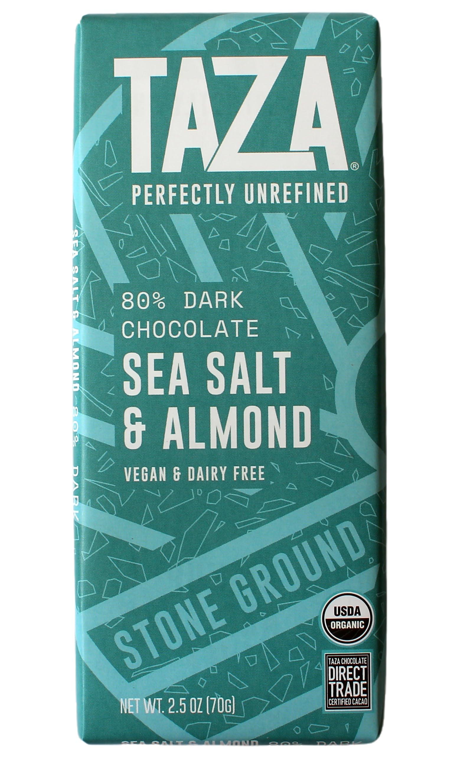 Taza Chocolate Taza Chocolate Organic Seriously Good Dark Chocolate Bar Variety Pack Bundle, 2.5 oz (4 count), Vegan