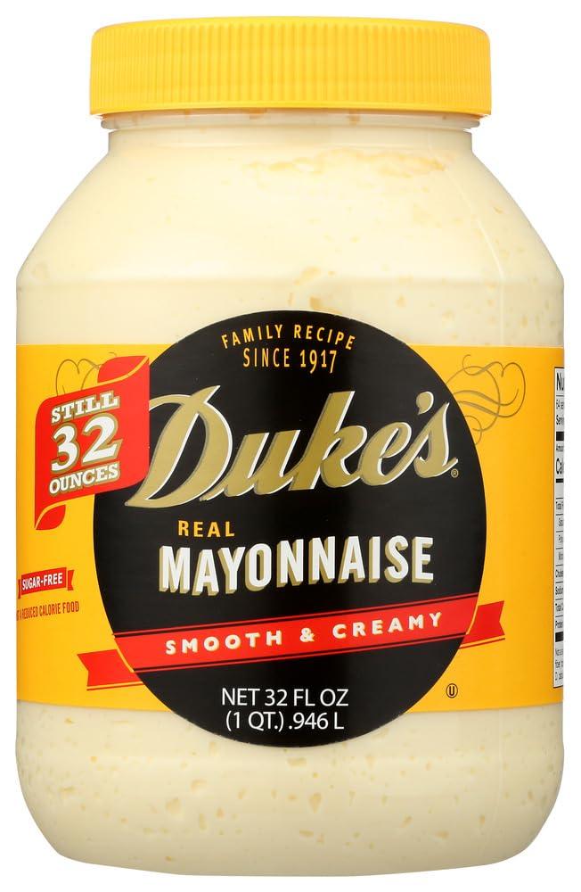 dakomyo Duke\'s Real Smooth & Creamy Mayonnaise, 32 oz (Pack of 4)