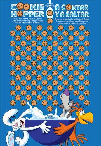 Cookie Crisp Cookie Crisp Breakfast Cereal, Chocolate Chip Cookie Taste, Made With Whole Grain, Giant Size, 26.3 oz (Pack of 2)