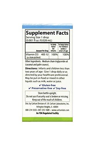 Carlson Carlson Labs Super Daily D3 Baby 400 IU - 0.35 oz.