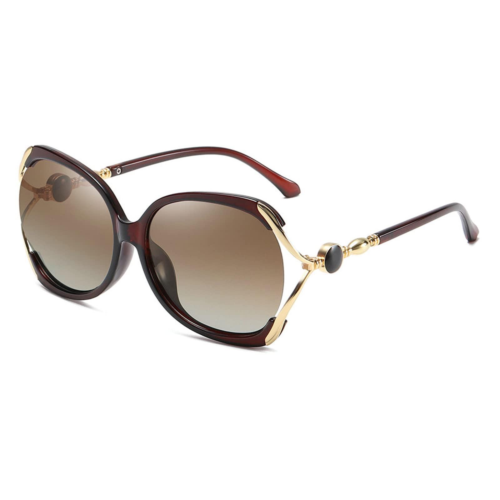 willochra willochra Women Reading Sunglasses Fully Magnified Readers -NOT Bifocals with Spring Hinges Comfortable Simple Stylish Readers (brown, 1.75, multiplier_x)