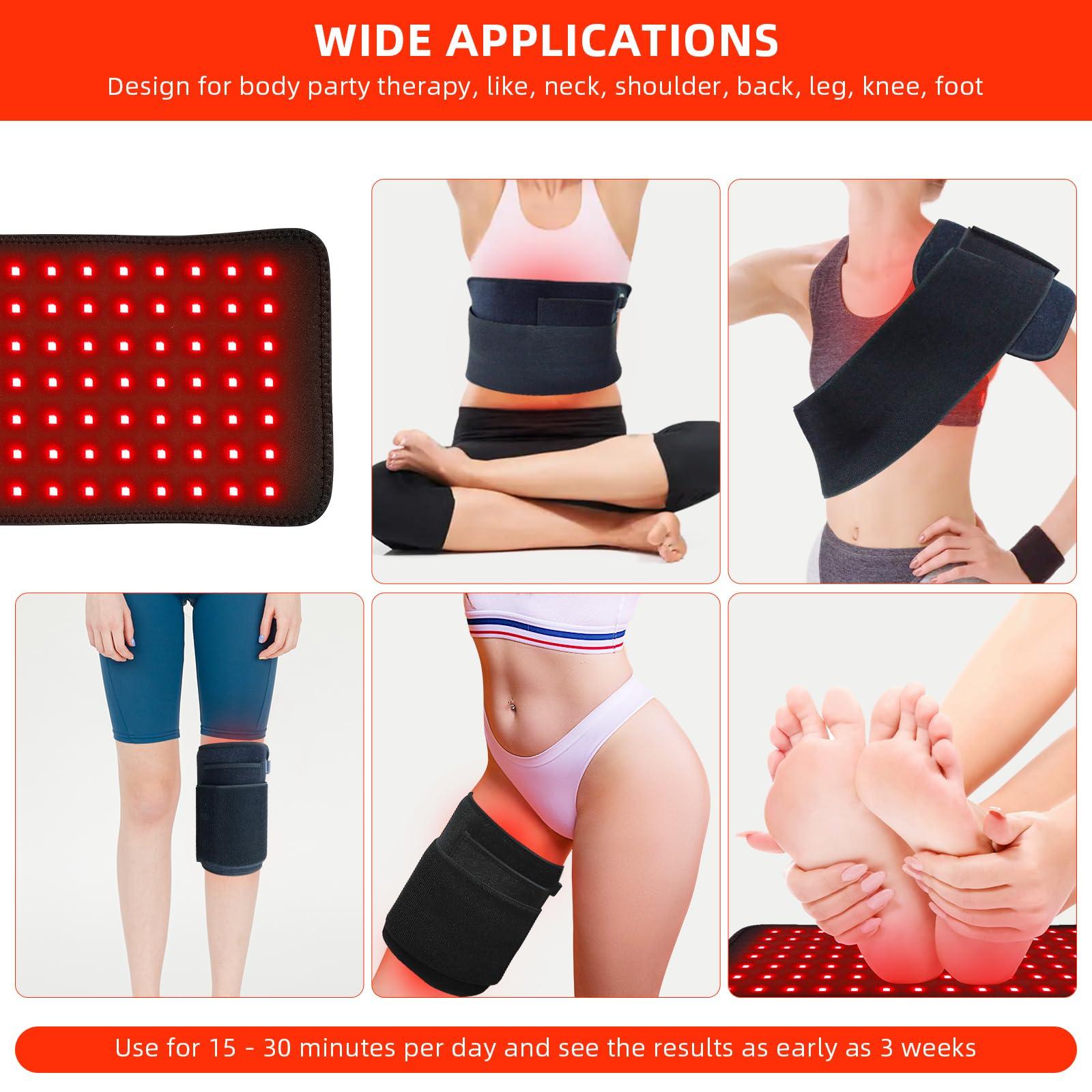 bonodave bonodave Red Light Therapy Device for Body, Infrared Light Therapy for Knee Stomach Legs Relief NIR Deep Therapy at Home