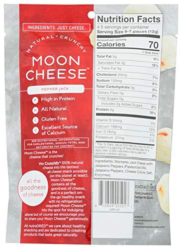 Moon Cheese Moon Cheese Pepper Jack, 2 OZ, 100% Cheese and Gluten Free