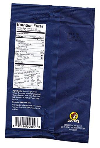 Buc-ee's Buc-ees Beaver Nuggets Sea Salted Caramel Sweet Corn Puff Snacks Texas Bucees (Pack of 8 Bags)