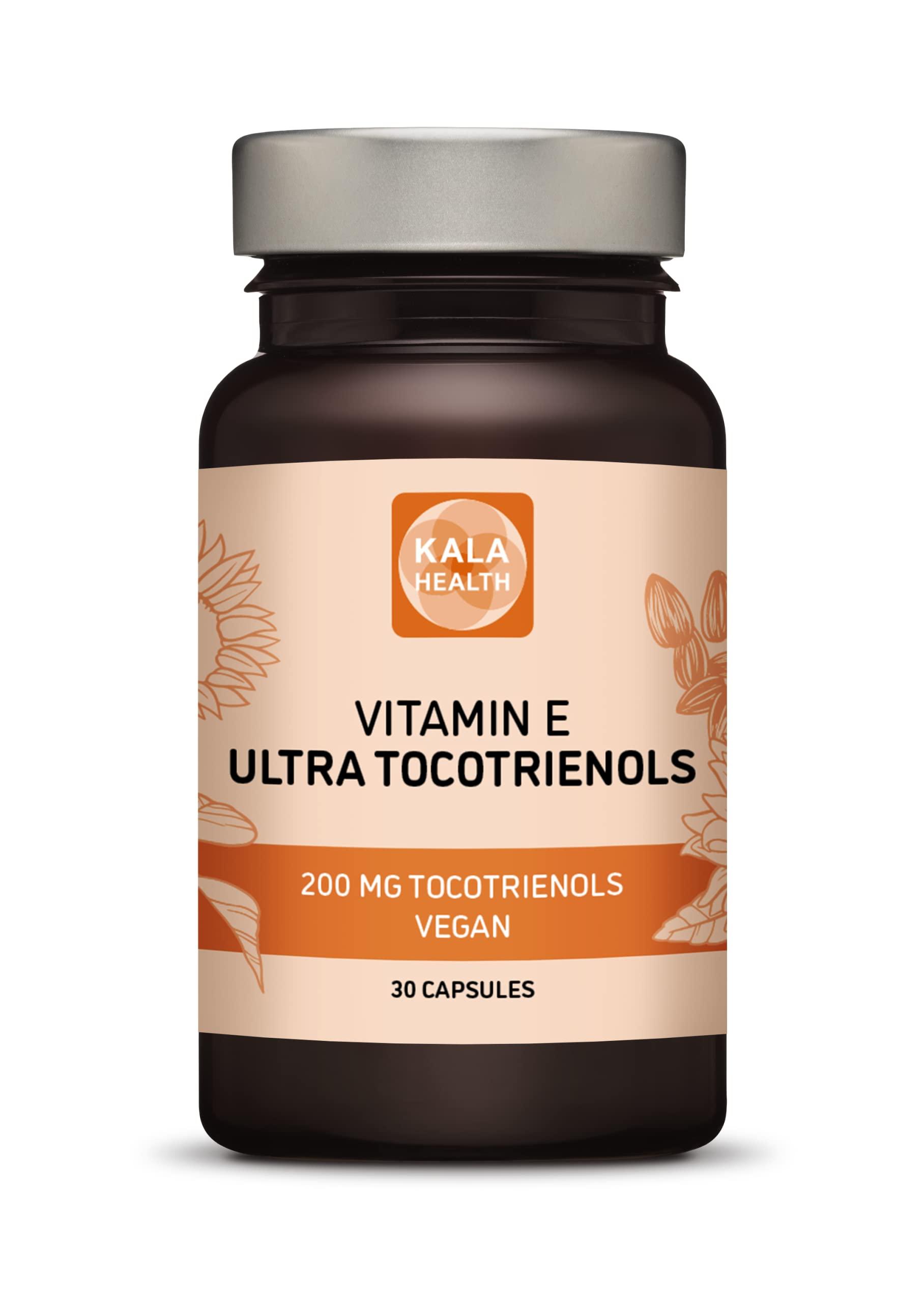 Kala Health KALA HEALTH Ultra Tocotrienol 200mg Vitamin E Vegan  All 4 tocotrienols - Tocopherol Free - Supports Immune Health & Antioxidant Health Tocotrienols Supplement