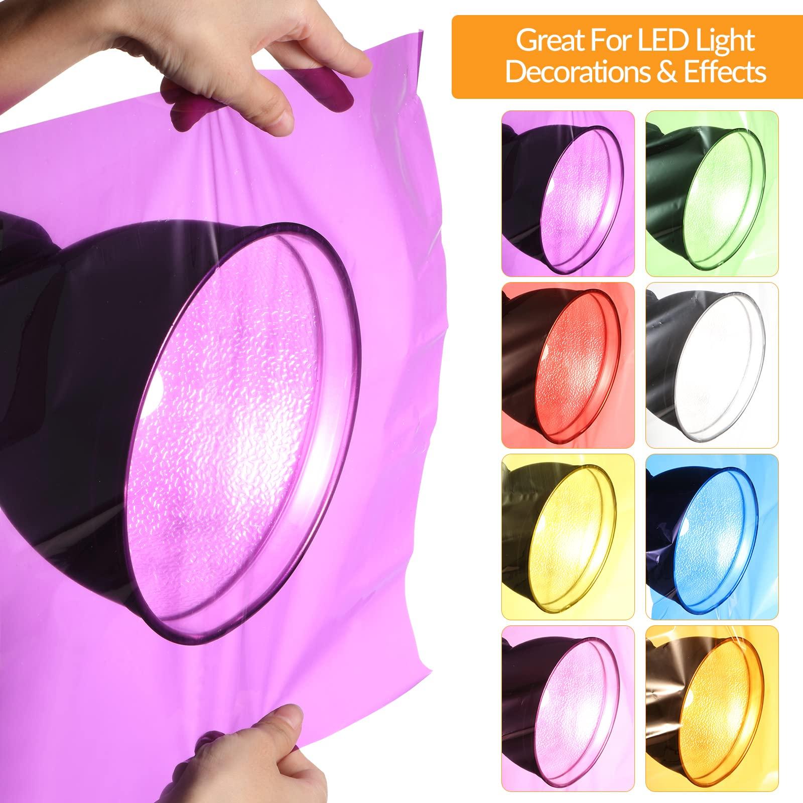 Tallew 40 Pcs 14 x 14 Inch Colored Cellophane Paper Cello Sheets Wraps Multi-Colored Cellophane Transparent Gift Wrap with 120 Pcs Metallic Twist Ties, for DIY Arts Crafts Gifts Treats Candy Wrapping