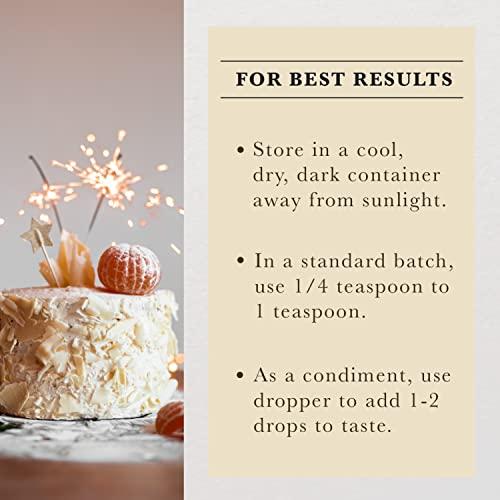 COOK'S Cook\'s Pure Orange Extract From Florida Oranges | For Ice Cream, Cakes, Breads, Cookies and Drinks, 8 oz