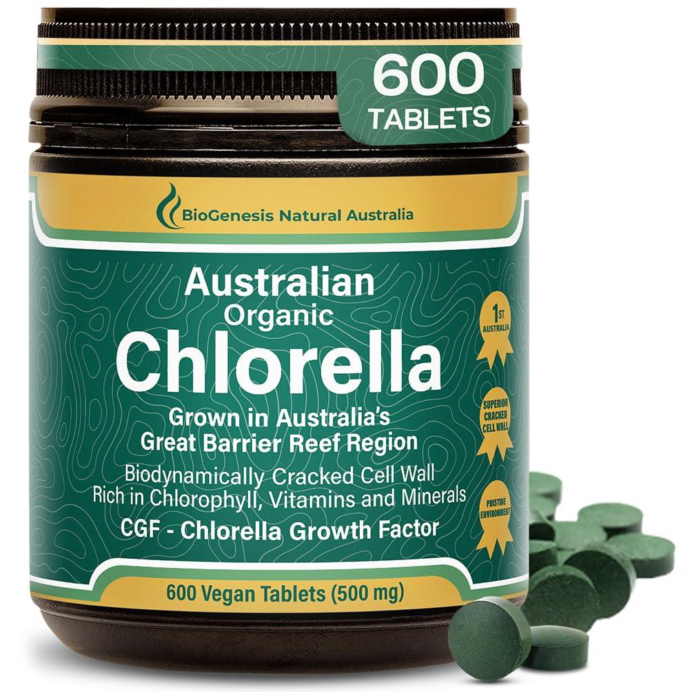 Biogenesis BioGenesis Chlorella Tablets, 600 Tablet Count (500mg)
