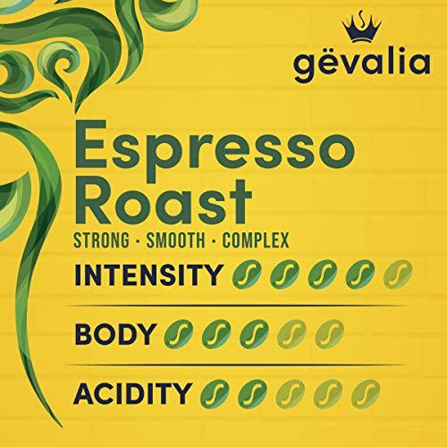 Gevalia Gevalia Espresso Roast Dark Roast Ground Coffee (12 oz Bags, Pack of 6)