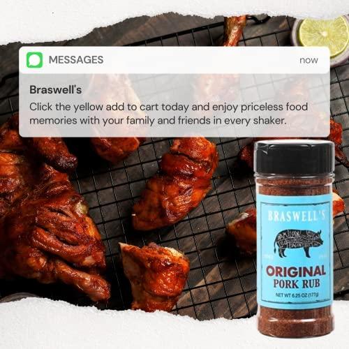 Braswells Braswell's Original Pork Rub - 6.25 Ounce