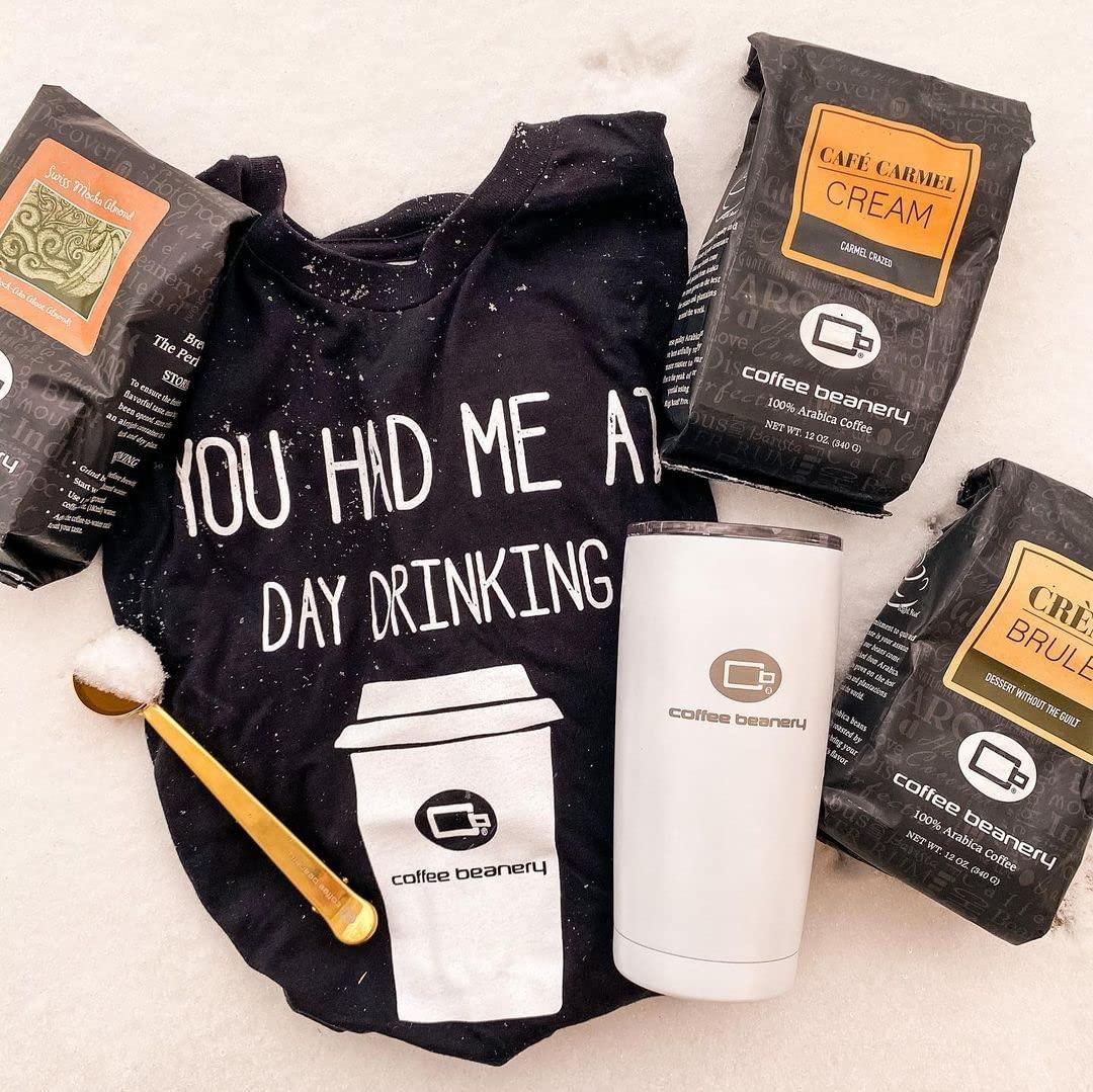 Coffee Beanery Caramel Vanilla Latte Flavored Coffee, Specialty Arabica Coffee, Medium Roast, 3LB, Very Fine