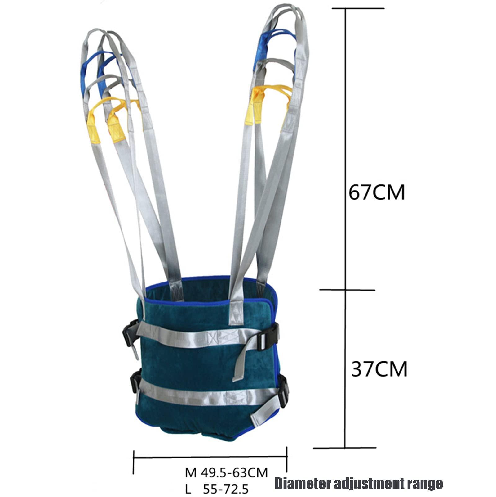 DDHVVOH DDHVVOH Medical Slings Walking Standing Aids Full Body Transfer Belt Strap for Thigh Hip Waist Lumbar Back Supports Leg Exercise,L,M
