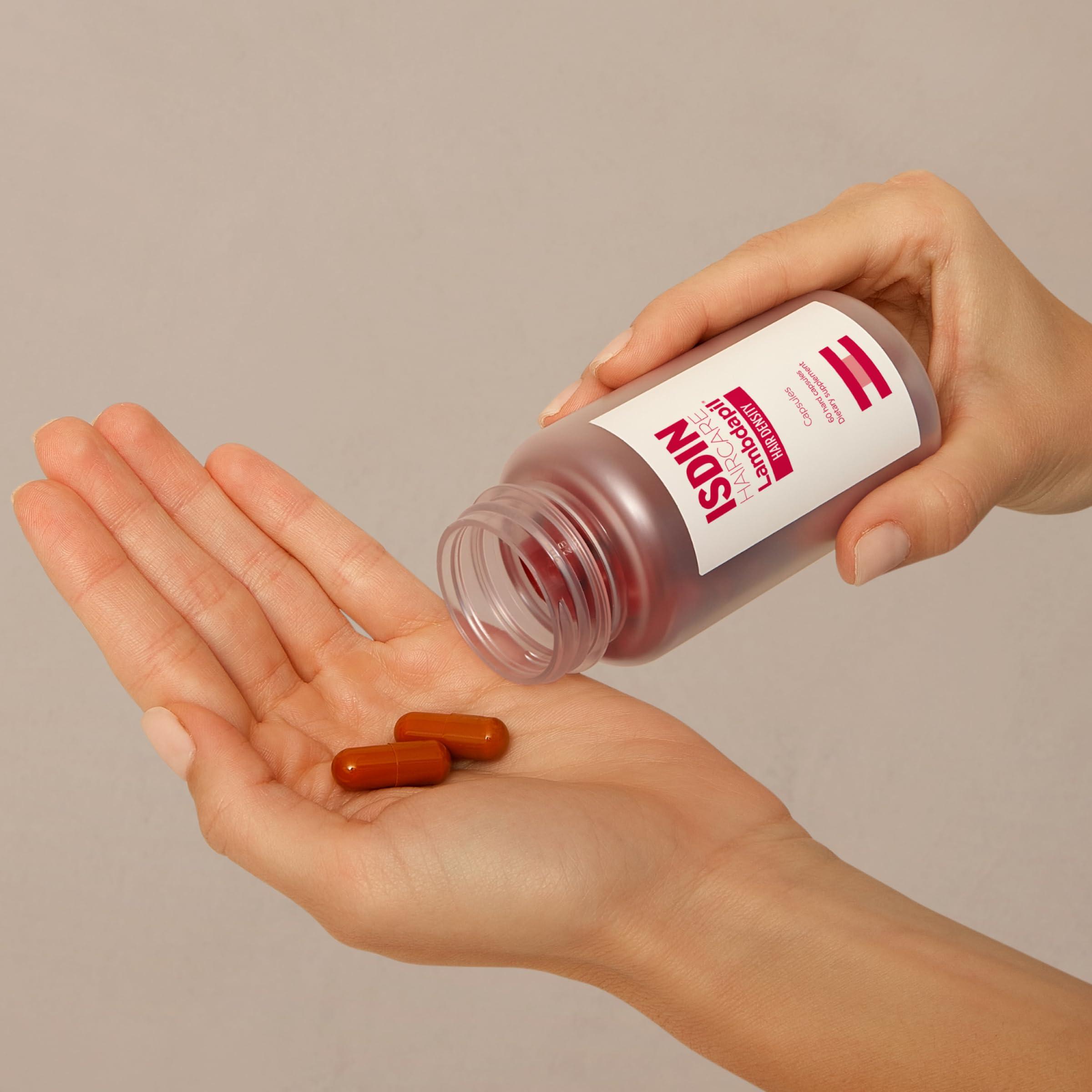 ISDIN ISDIN Lambdapil Hair Density Capsules: Hair Thickening Vitamin Capsules for thinning Hair, 120 Capsules. 2-Month Supply