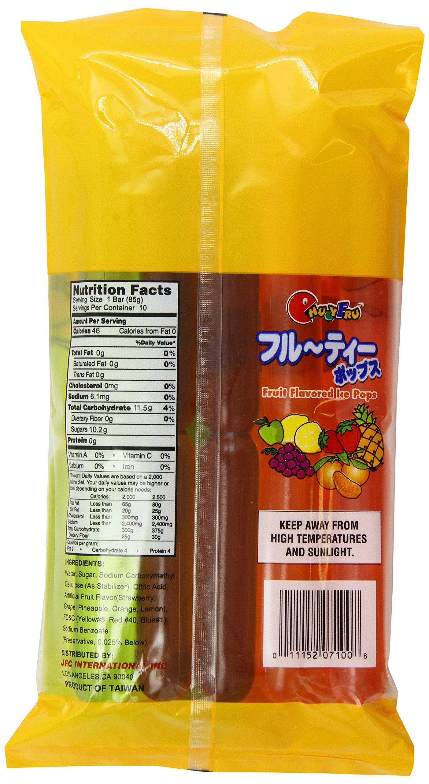 JFC JFC Chucky Fruit Ice Pop (Non-Frozen), 30 Ounce (Pack of 10)