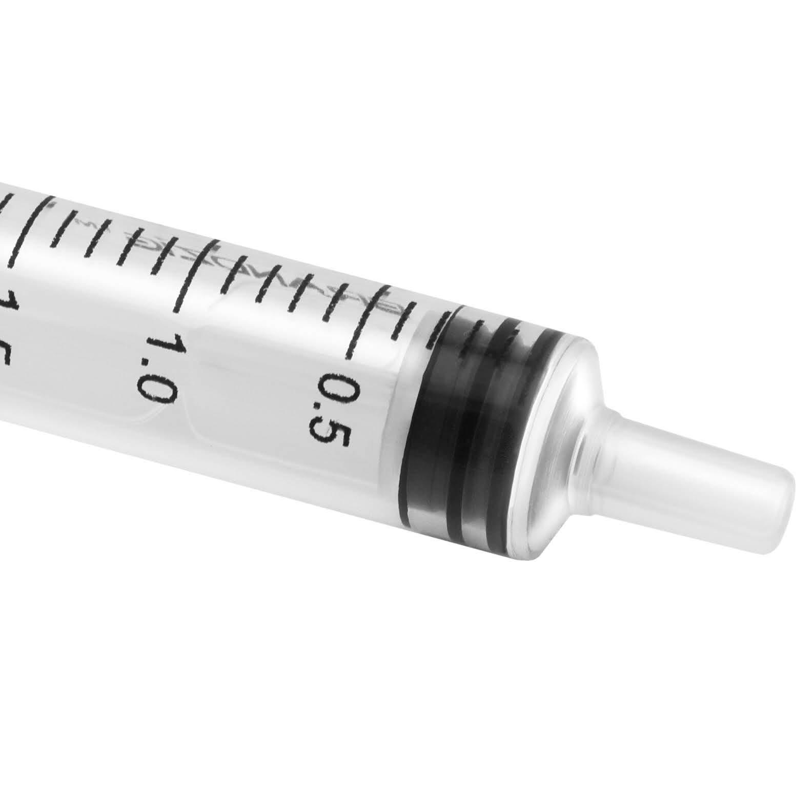 BRANDZIG Brandzig 3ml Syringe - 100 Pack – Luer Slip Tip, No Needle, Individually Blister Packed - Medicine Administration for Infants, Toddlers and Small Pets