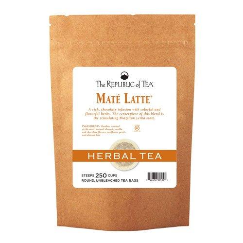 The Republic of Tea The Republic of Tea Mate Latte Herbal Tea, 250 Tea Bag Bulk