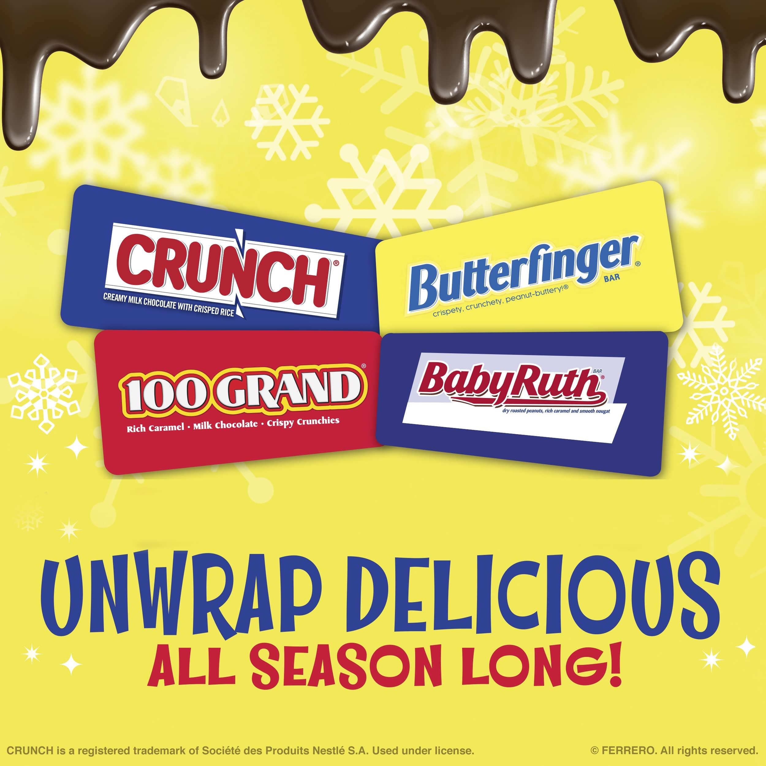 100 Grand 100 Grand Crispy Milk Chocolate with Caramel, Full Size Individually Wrapped Candy Bars, 1.5 oz each, Bulk 18 Count Box