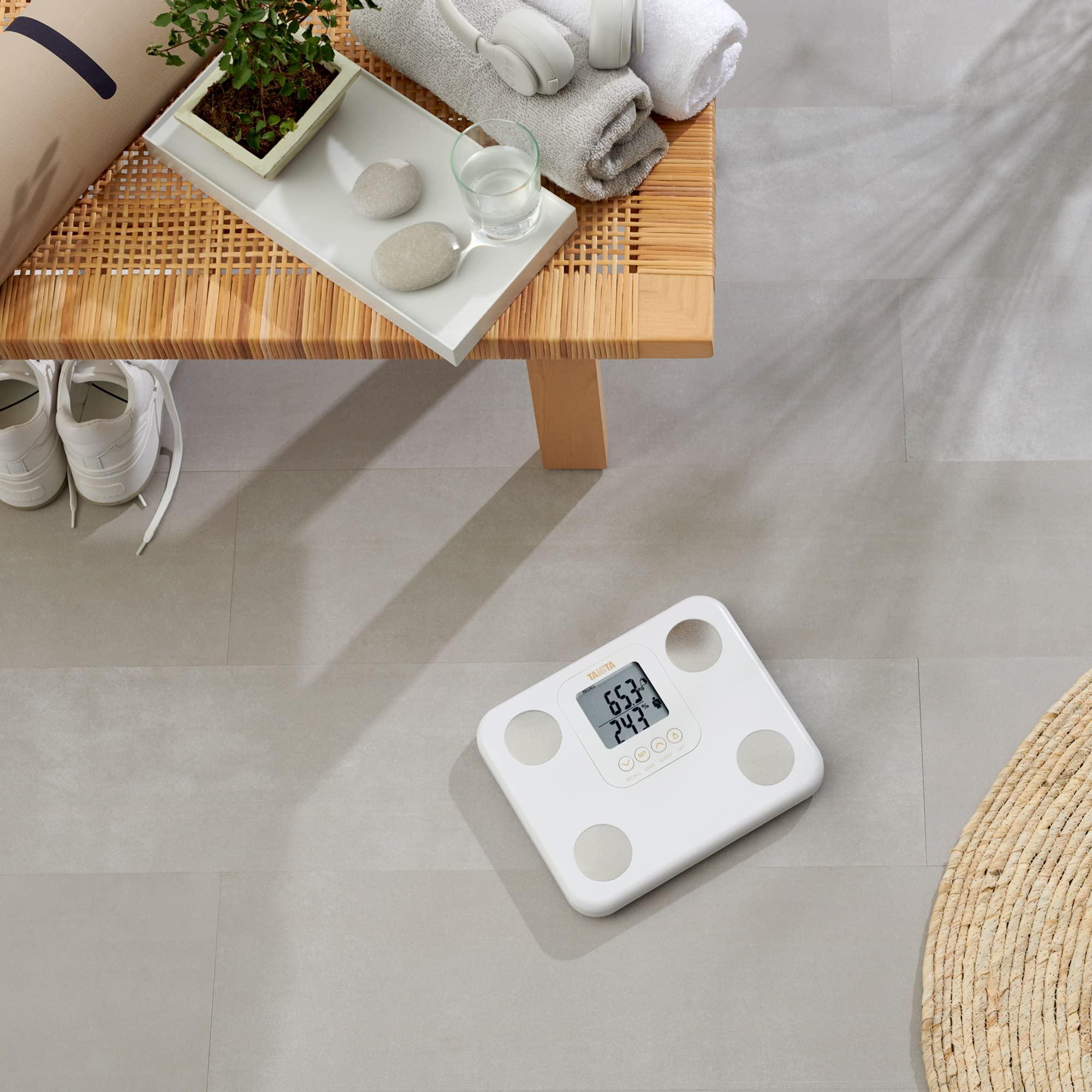TANITA TANITA BC-730 Lightweight Compact Body Composition Monitor Internal Scanning Easy Read Display 9 Measurements White