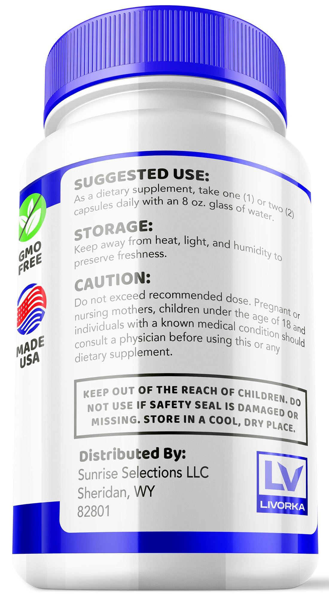 LIVORKA 3 Pack - Bevital Cleanse Premium, Cleanse Premium, Bevital Healthy Digestion, Bevital Advanced Cleanse Formula 180 Capsules for 90 Days, Premium Cleanse, for Gut Health Premium Cleanse.