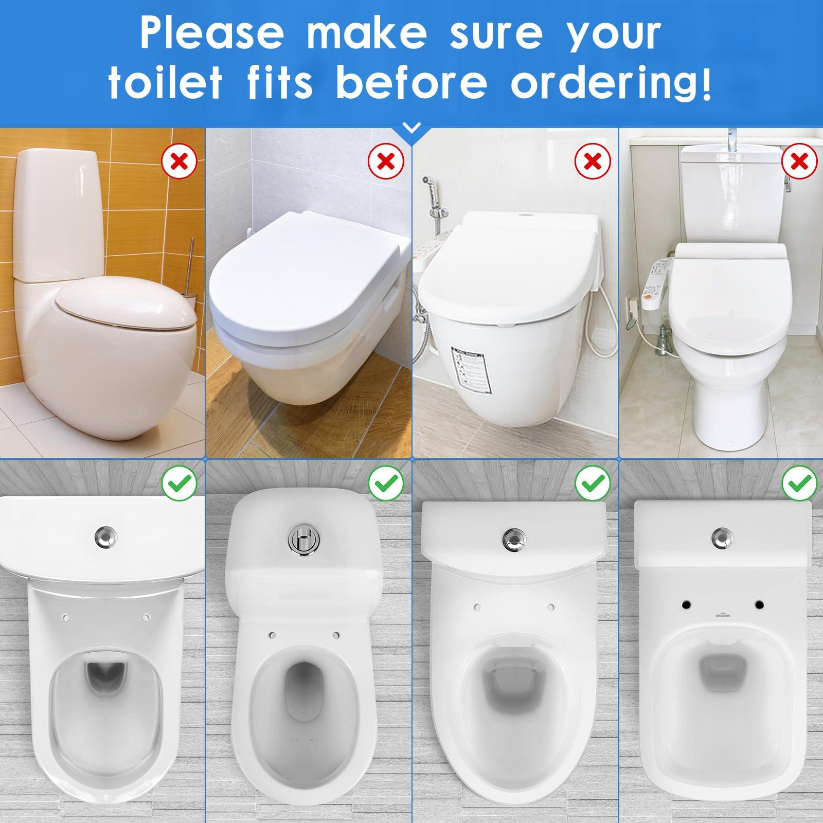 HWAEYEM Toilet Safety Rails for Seniors520lbs), Adjustable Toilet Handle for The Elderly and Disabled, Handicap Toilet Safety Frame Grab Bars, Toilet Support Rails