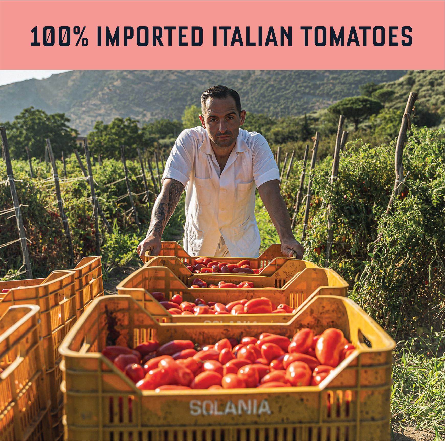 Carbone Carbone Spicy Vodka Pasta Sauce | World Famous Signature Recipe | Slow-Cooked with 100% Italian Tomatoes | Vegetarian, Gluten Free, Low Carb, Keto Pasta Sauce, 24 Fl Oz