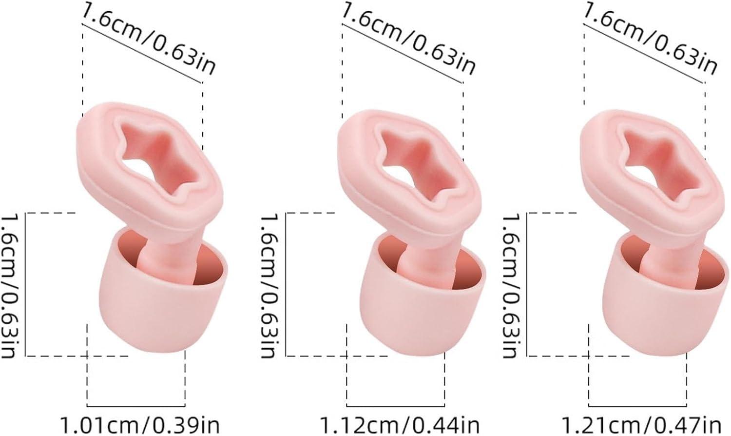 KELINFONG Ear Plugs for Sleeping Noise Cancelling,3 Pairs Reusable Hearing Protection Soft Silicone Ear Plugs for Noise Reduction,Shooting Ear Plugs for Concerts Focus Snoring Work Travel
