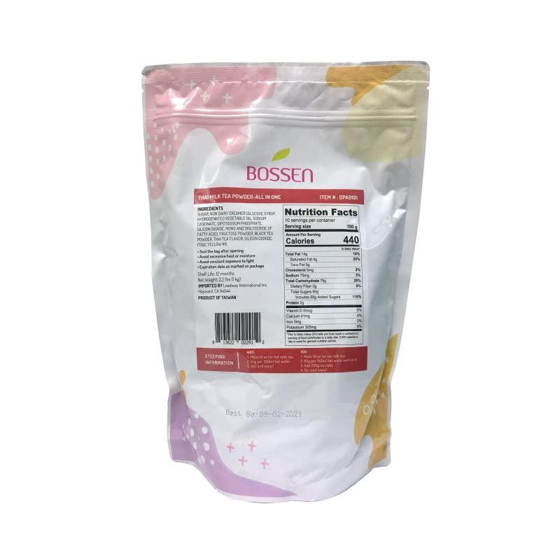 Bossen Bossen Bubble Tea All-in-One Powder Mix (Thai Milk Tea)