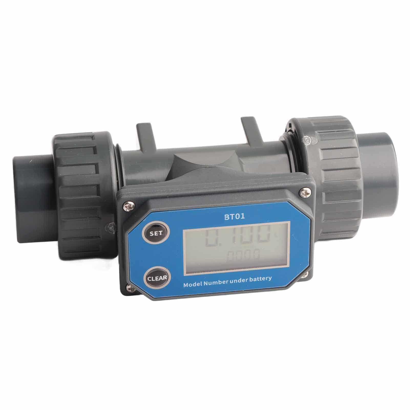 Pyhodi Water Flowmeter, High Accuracy Water Flow Meter Sensitive Response for Swimming Pool
