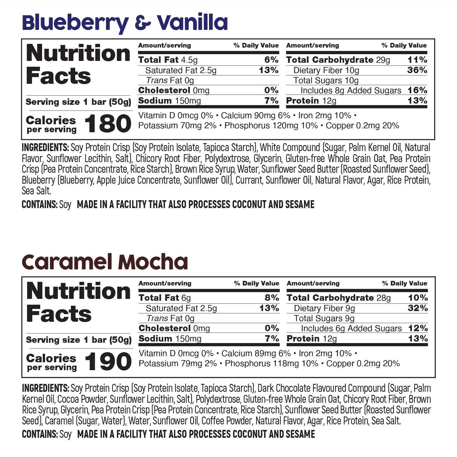 No Nuts! No Nuts! Protein Bars Energy Bars - 100% Nut Free Dairy Free Vegan Protein Bars, Vegan Protein Bars Variety Pack of 4 Sampler, Organic, Kosher, Egg-Free, Non-Gmo & Dairy Free Protein Bars
