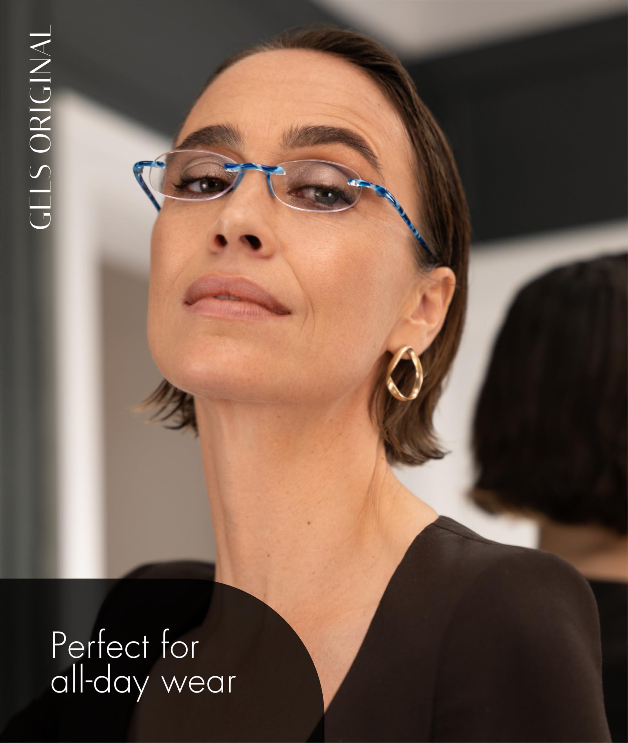 Scojo New York Scojo New York Gels Original Reading Glasses | 2x TORTOISE | Readers for Men & Women | Stylish, Scratch-Resistant Lenses