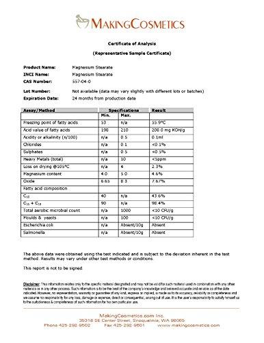MakingCosmetics MakingCosmetics - Magnesium Stearate - 4.4oz / 125g - Cosmetic Ingredient