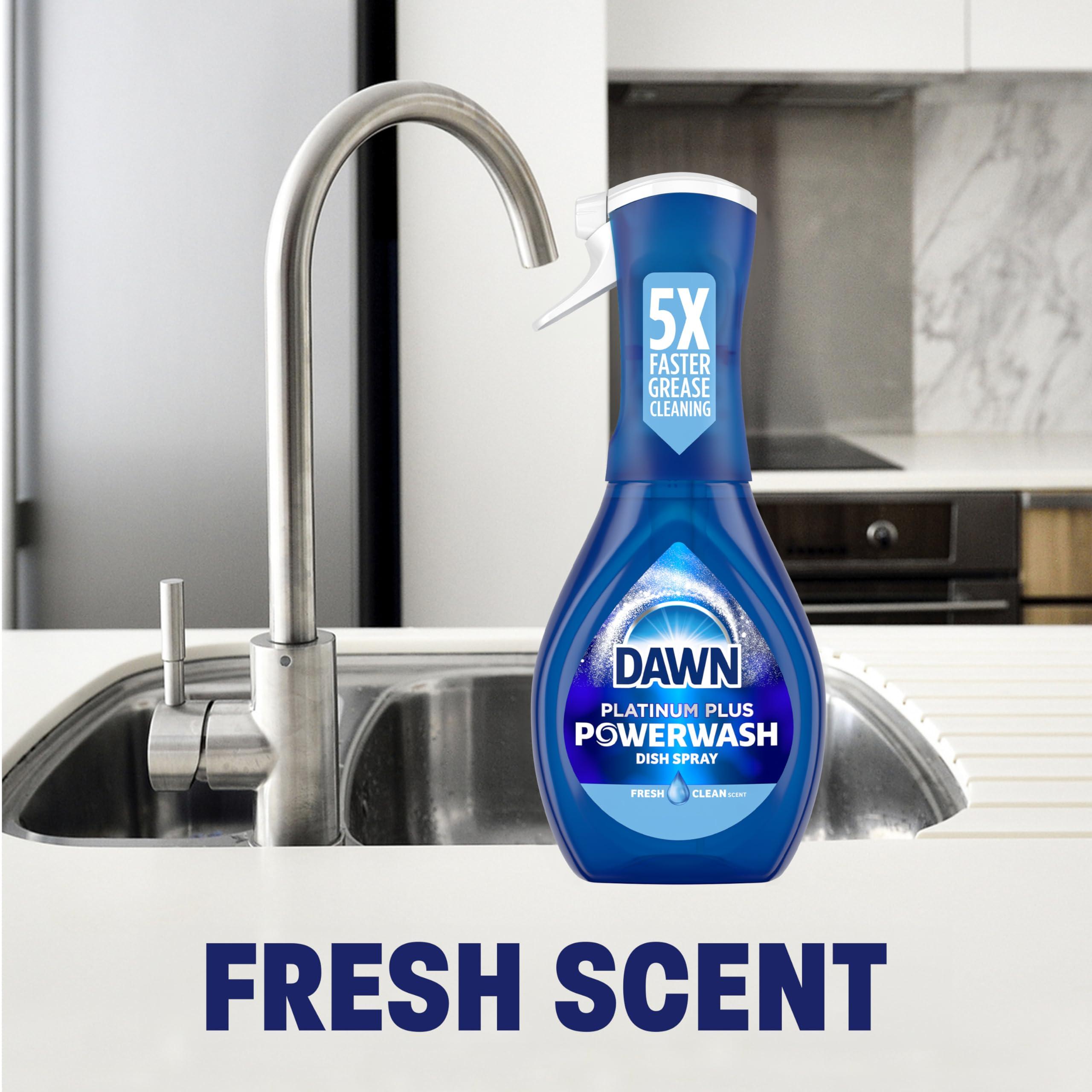 Dawn Dawn Powerwash Fresh Dish Spray, Liquid Dish Soap, Dish Soap Refill, Dish Detergent Liquid, 2 Refills, 43 Fl Oz
