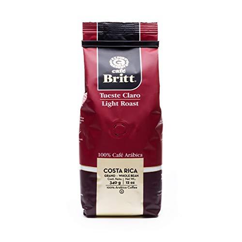 Cafe Britt Café Britt® - Costa Rican Light Roast Coffee (12 oz.) (3-Pack) - Whole Bean, Arabica Coffee, Kosher, Gluten Free, 100% Gourmet & Light Roast