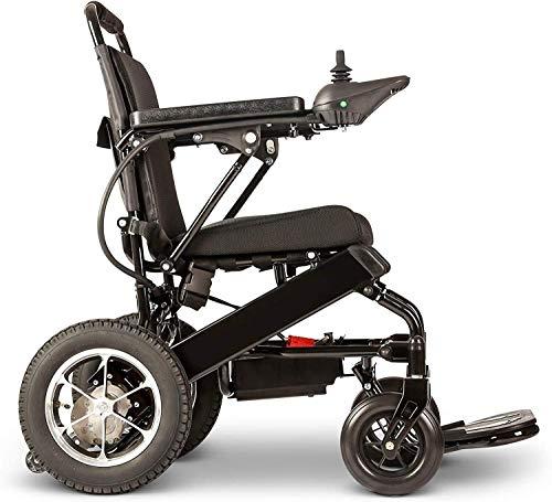 Wyyggnb Wyyggnb Electric Wheelchair for Adults, Aviation Travel Safe Electric Wheelchair Foldable Heavy Duty Power Wheel Chair (Black)
